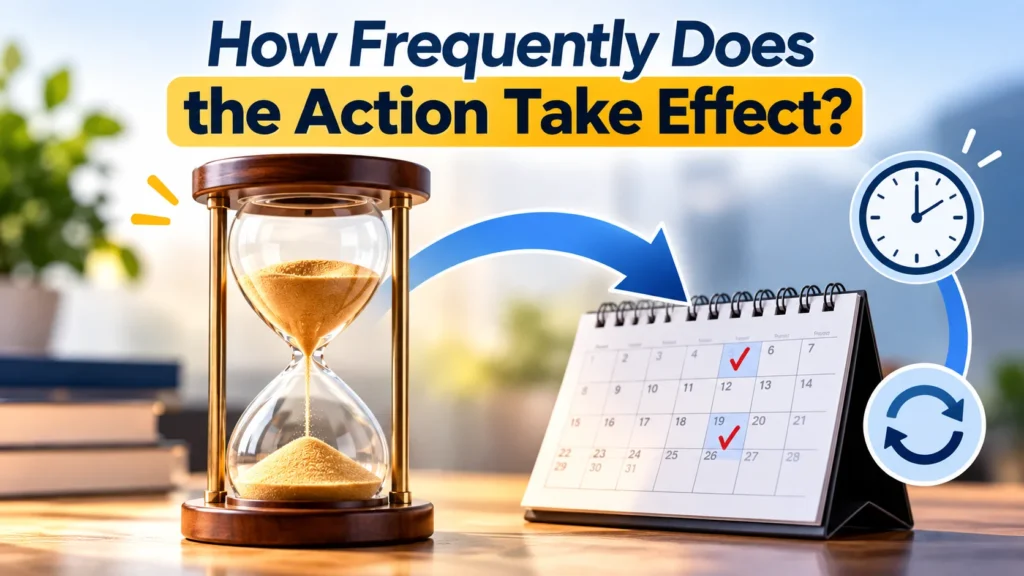 How Frequently Does the Action Take Effect
