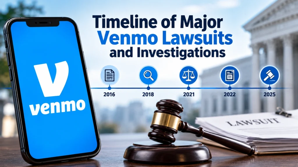 Timeline of Major Venmo Lawsuits and Investigations