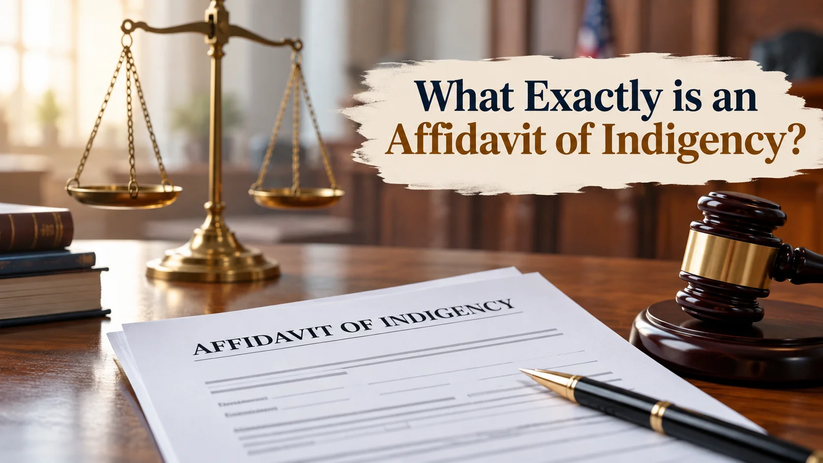What Exactly is an Affidavit of Indigency