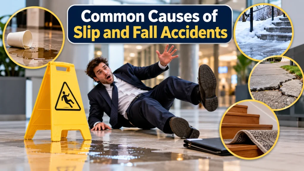 Common Causes of Slip and Fall Accidents