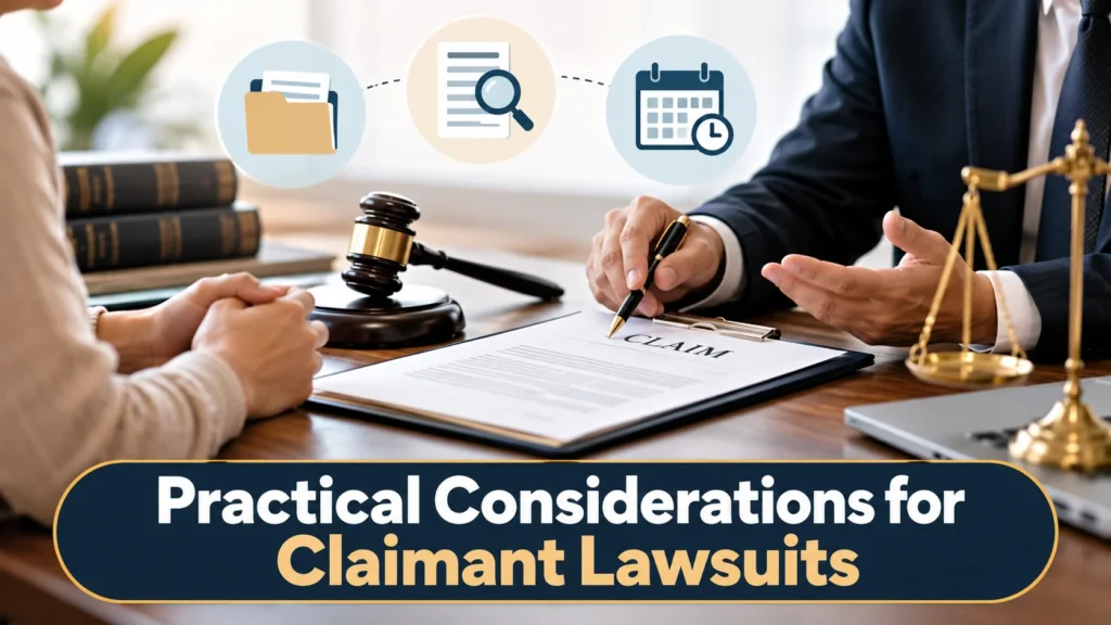 Practical Considerations for Claimant Lawsuits