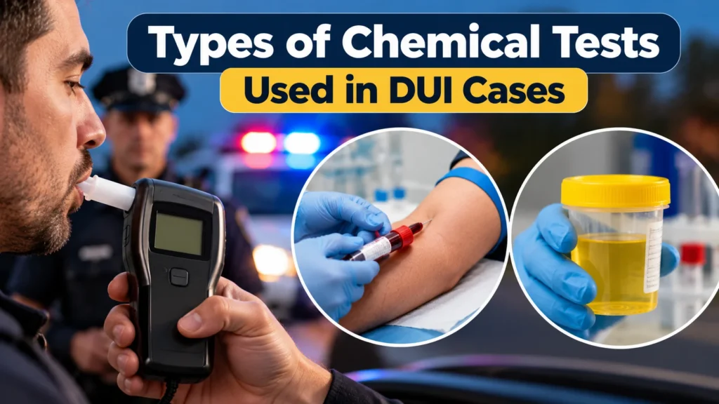 Types of Chemical Tests Used in DUI Cases
