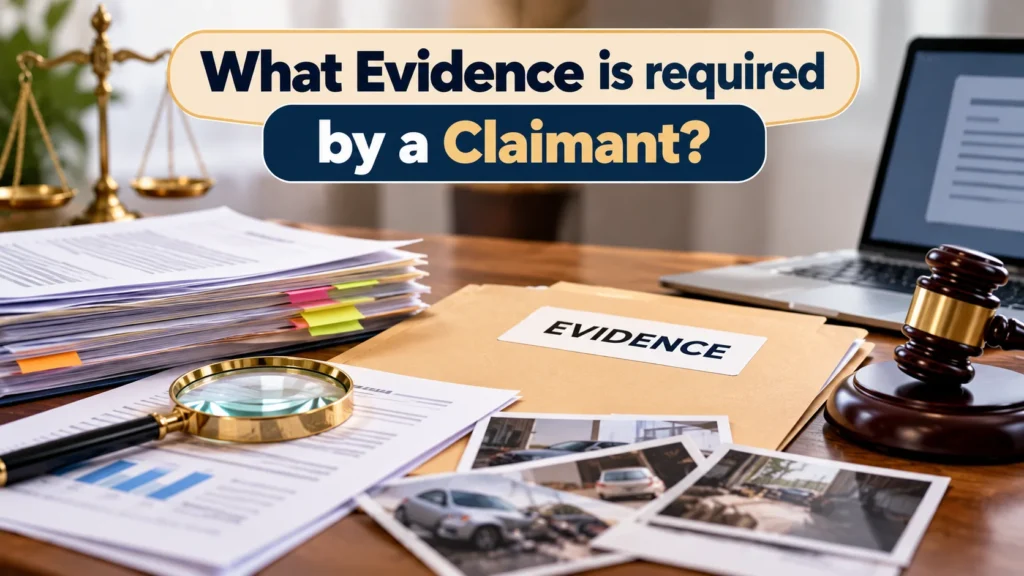What Evidence is required by a Claimant